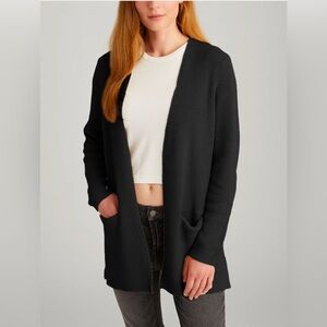 525 America - EMMA: 100% COTTON SHAKER STITCH OPEN CARDIGAN - women’s